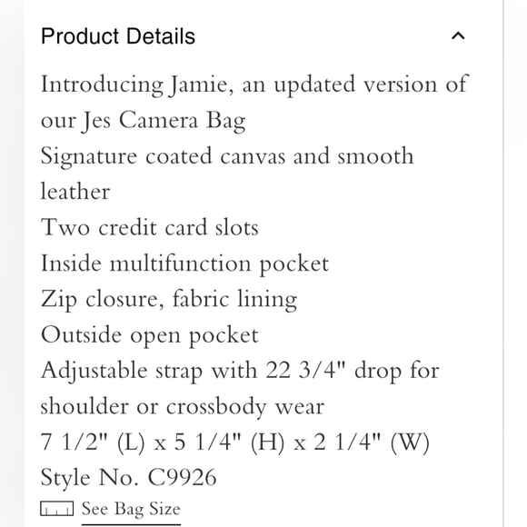 Coach Bags Coach Mini Jamie Camera Bag Signature Canvas Poshmark